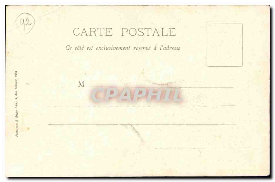 CPA Robinson Le Grand Arbre — Rückseite