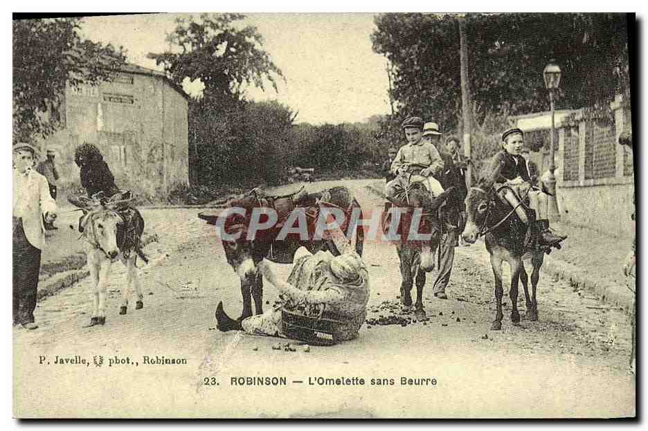 REPRO Robinson L Omelette sans beurre Ane Enfants