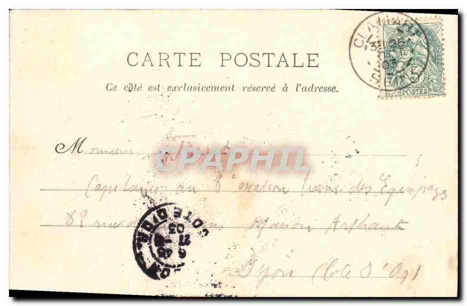 CPA Robinson Le Vrai Arbre — Rückseite