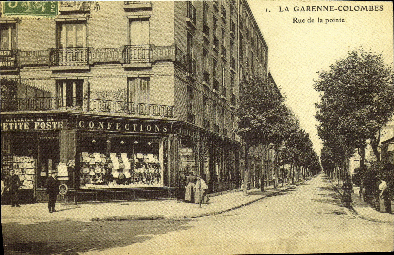 REPRO Recto VErso La Garenne Colombes Rue de la Pointe Embranchement des colombes