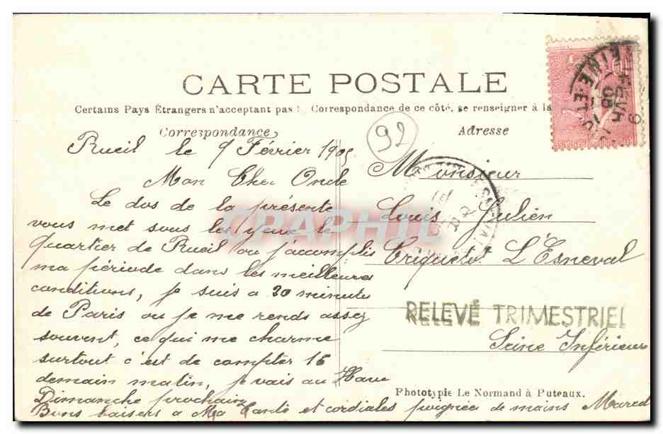 RUEIL — Caserne du 16e d'Artillerie — Les Batteries — Édition Capella Rueil — Reverso