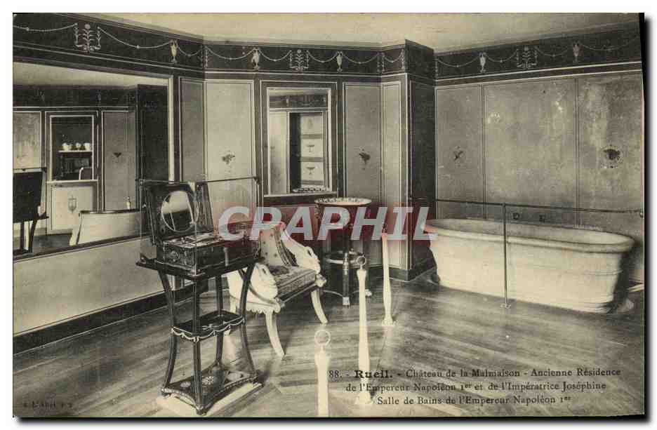 CPA Rueil Chateau de la Malmaison Ancienne Residence de Napoleon 1er Salle de bains 