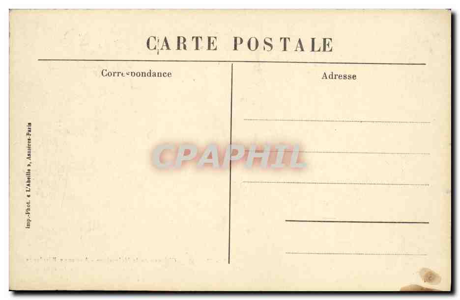CPA Rueil Chateau de la Malmaison Ancienne Residence de Napoleon 1er Salle de bains  — Rückseite