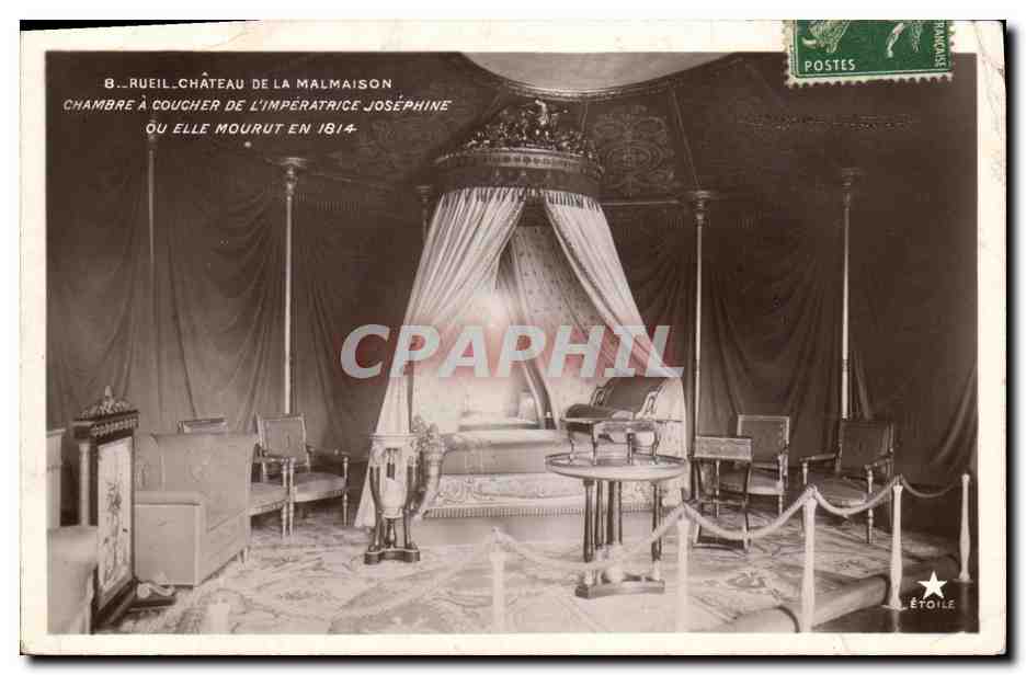 CPA Rueil Chateau de la Malmaison Chambre de l Imperatrice Josephine
