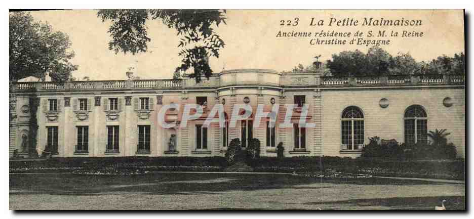 CPA La Petite Malmaison Ancienne residence de SM la Reine Christine d Espagne 