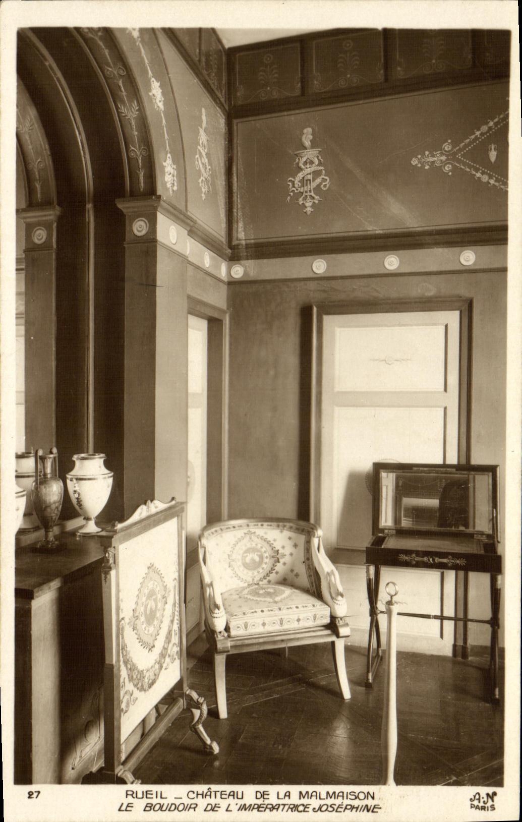 CPA Rueil Chateau de la Malmaison Le boudoir l imperatrice Josephine