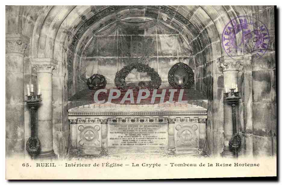 CPA Rueil Interieur de l Eglise La Crypte Tombeau de la Reine Hortense