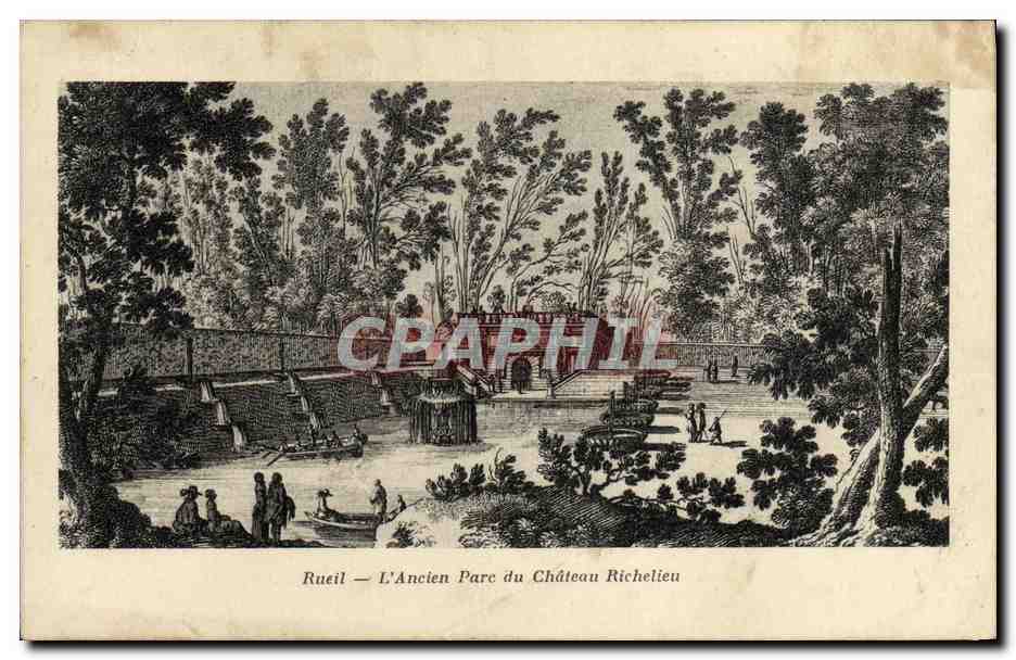 CPA Rueil L Ancien Parc du Chateau Richelieu