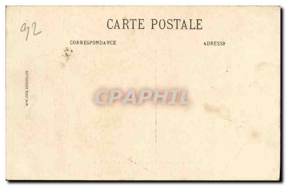 CPA Rueil L Ancien Parc du Chateau Richelieu — Rückseite
