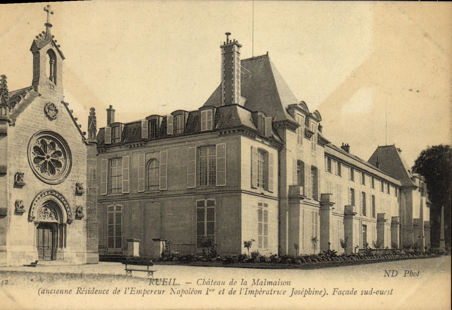 CPA Ruiel Chateau de la Malmaison residence de Napoleon 1er et de Josephine 