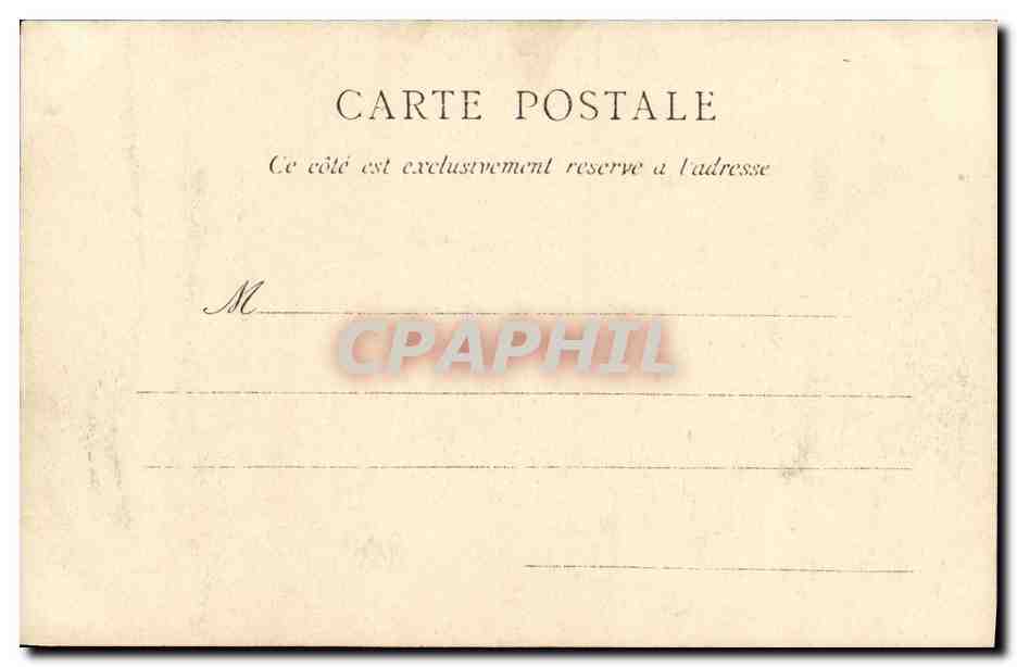 CPA Rueil Quartier d Artillerie Militaria  — Rückseite