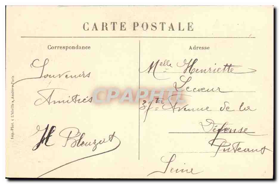 CPA Chateau de la Malmaison Chambre a coucher de l imperatrice Josephine Napoleon — Verso