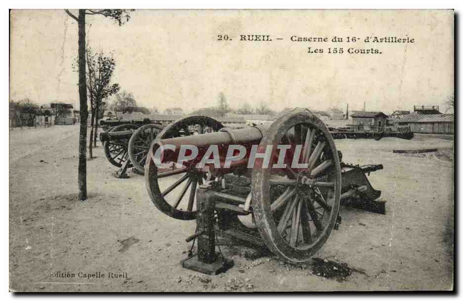 Rueil — Caserne du 16e d'Artillerie — Les 135 Courts.