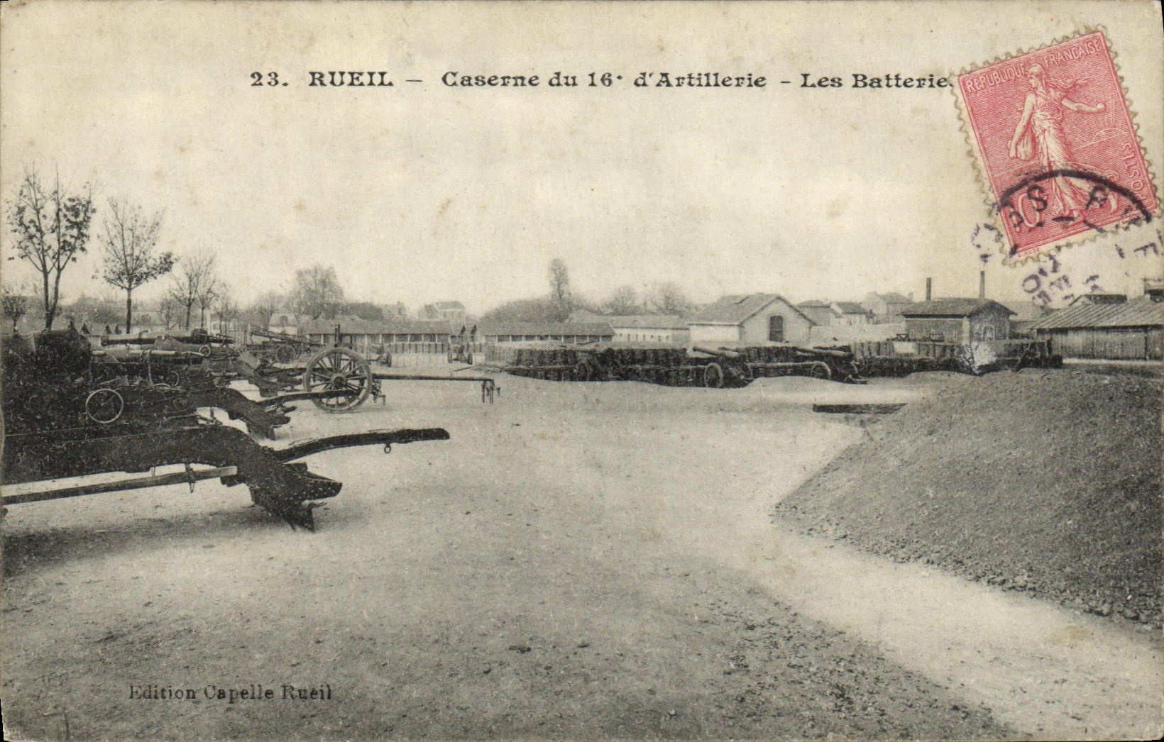 Rueil — Caserne du 16e d'Artillerie — Les Batteries — Edition Capelle Rueil
