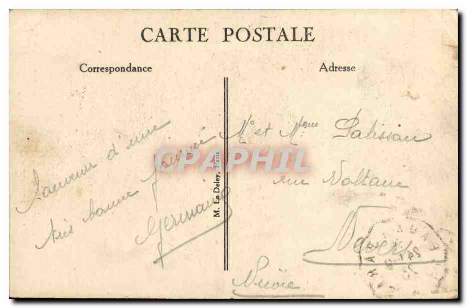 CPA Robinson Le Grand Arbre Anes — Rückseite