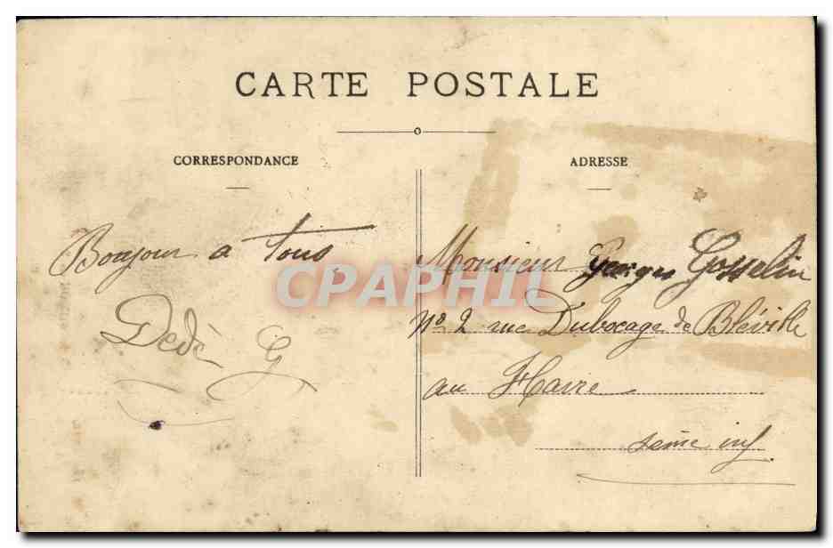 CPA Robinson SAint leger Arbre — Rückseite