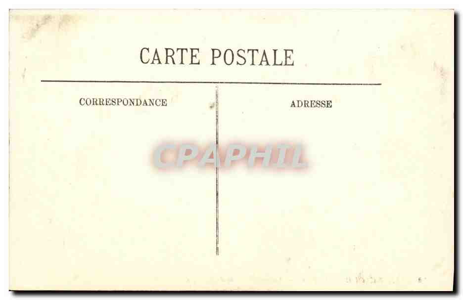 CPA Parc de Saint Cloud Le Parc Anciens Frontons du Palais de L Industrie — Rückseite
