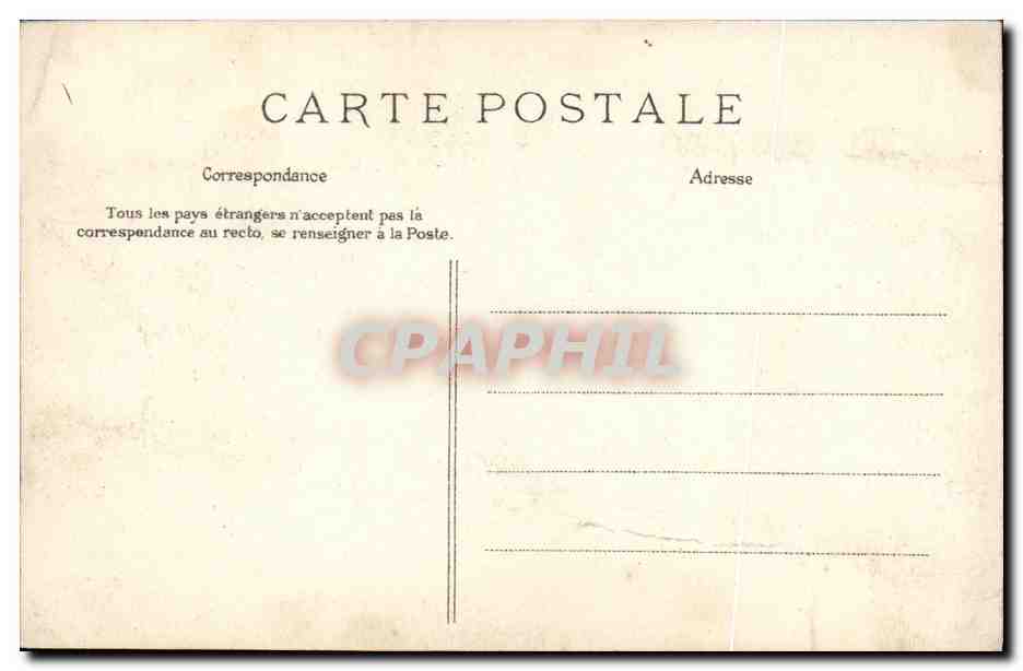 CPA Parc De Saint Cloud La France Couronnant Les Arts et L Invention Groupe provenant de l ancien palais de l industrie  — Rückseite