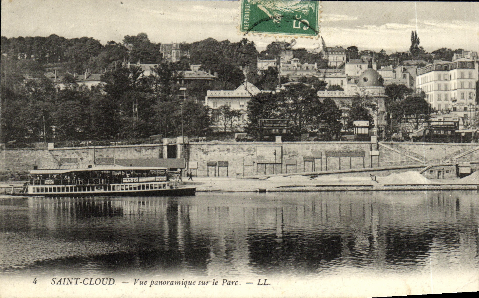CPA Parc De Saint Cloud Vue Panoramique sur le Parc