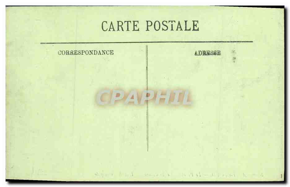 CPA Parc de Saint Cloud Le Trocadero L Allee Principale — Rückseite