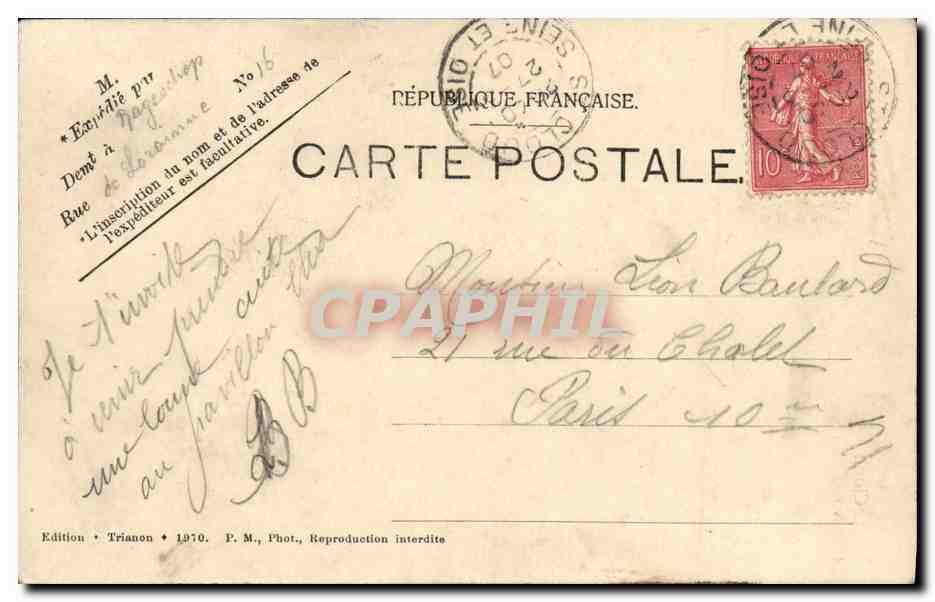 St. Cloud — Le Pavillon Bleu — Édition Trianon, No 16 — Reverso