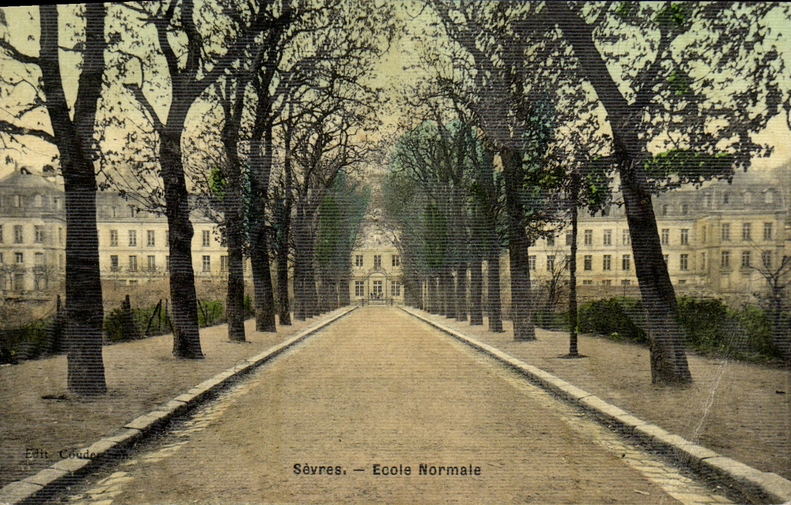 CPA Sevres Ecole Normale carte toilee 