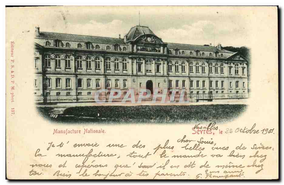 CPA Sevres Manufacture Nationale