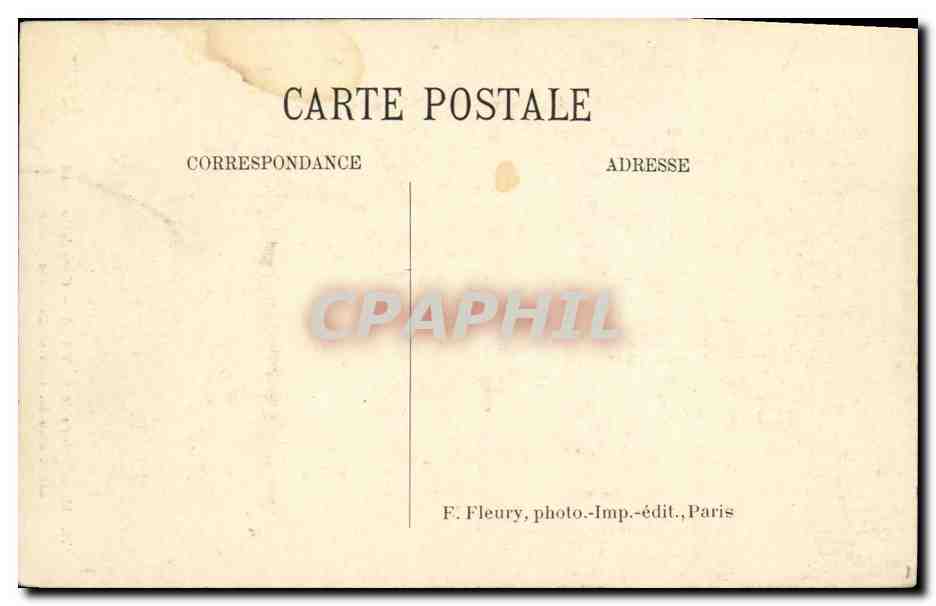 CPA Sevres Manufacture de Cassolette des 4 saisons Modele de M Carrier Bellevue  — Rückseite