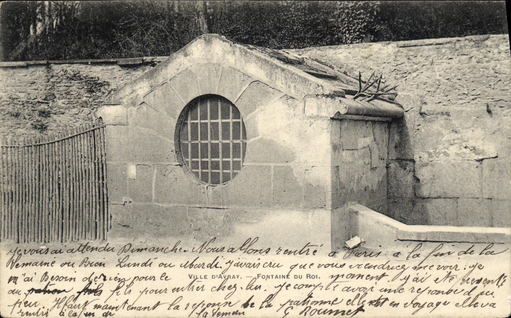 CPA Ville d Avray Fontaine du roi