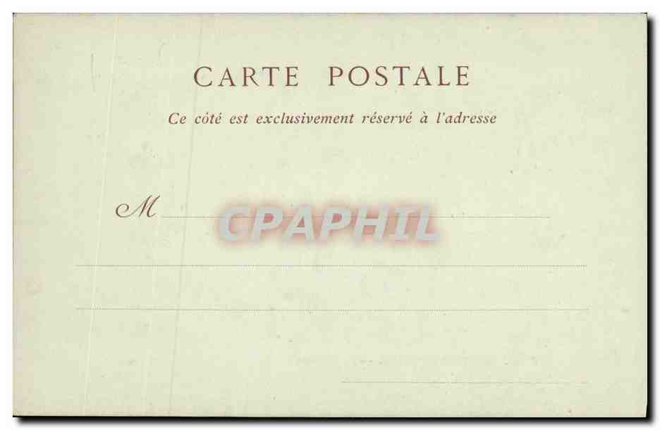 CPA Parc de Saint Cloud La Terrasse du Chateau — Rückseite