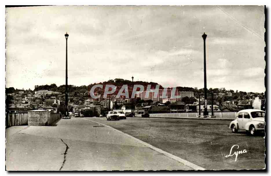 CPM Suresnes Le Pont Au Fond Le Mont Valerien et L Hopital Foch