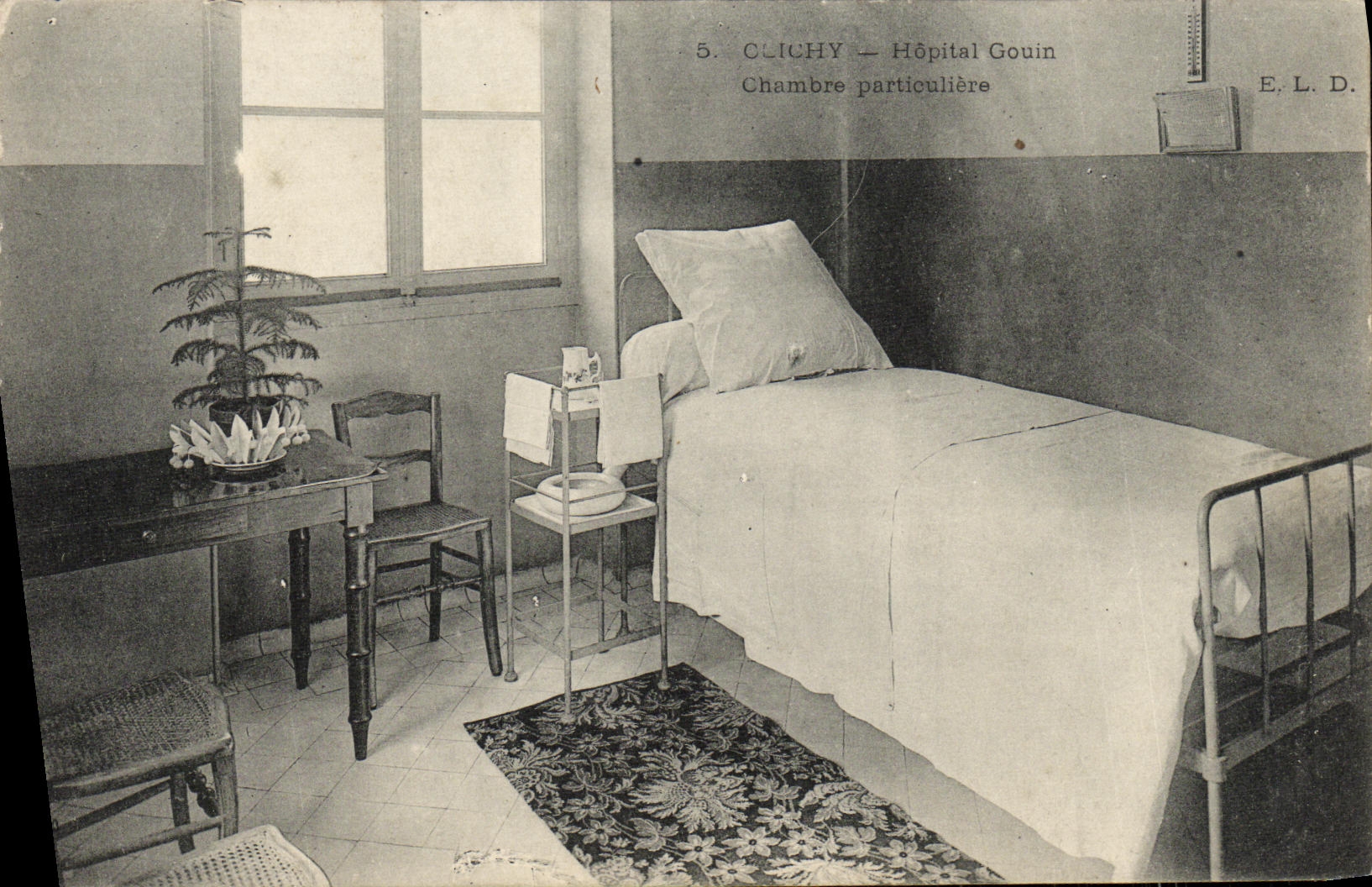 CPA Clichy Hopital Gouin Chambre particuliere