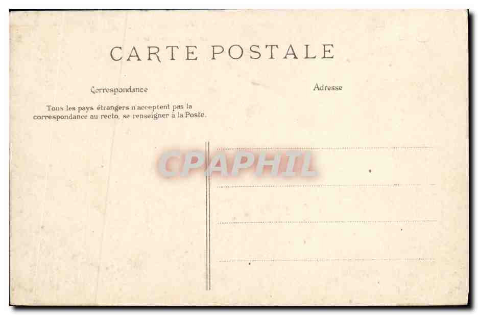 CPA Clichy Hopital Gouin Chambre particuliere — Rückseite