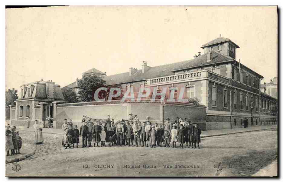 CPA Clichy Hopital Gouin Vue D Ensemble Enfants