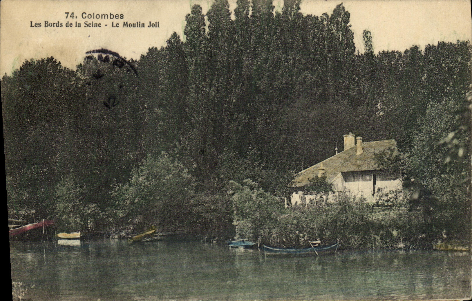 CPA Colombes Les Bords de la Seine Le Moulin Joll