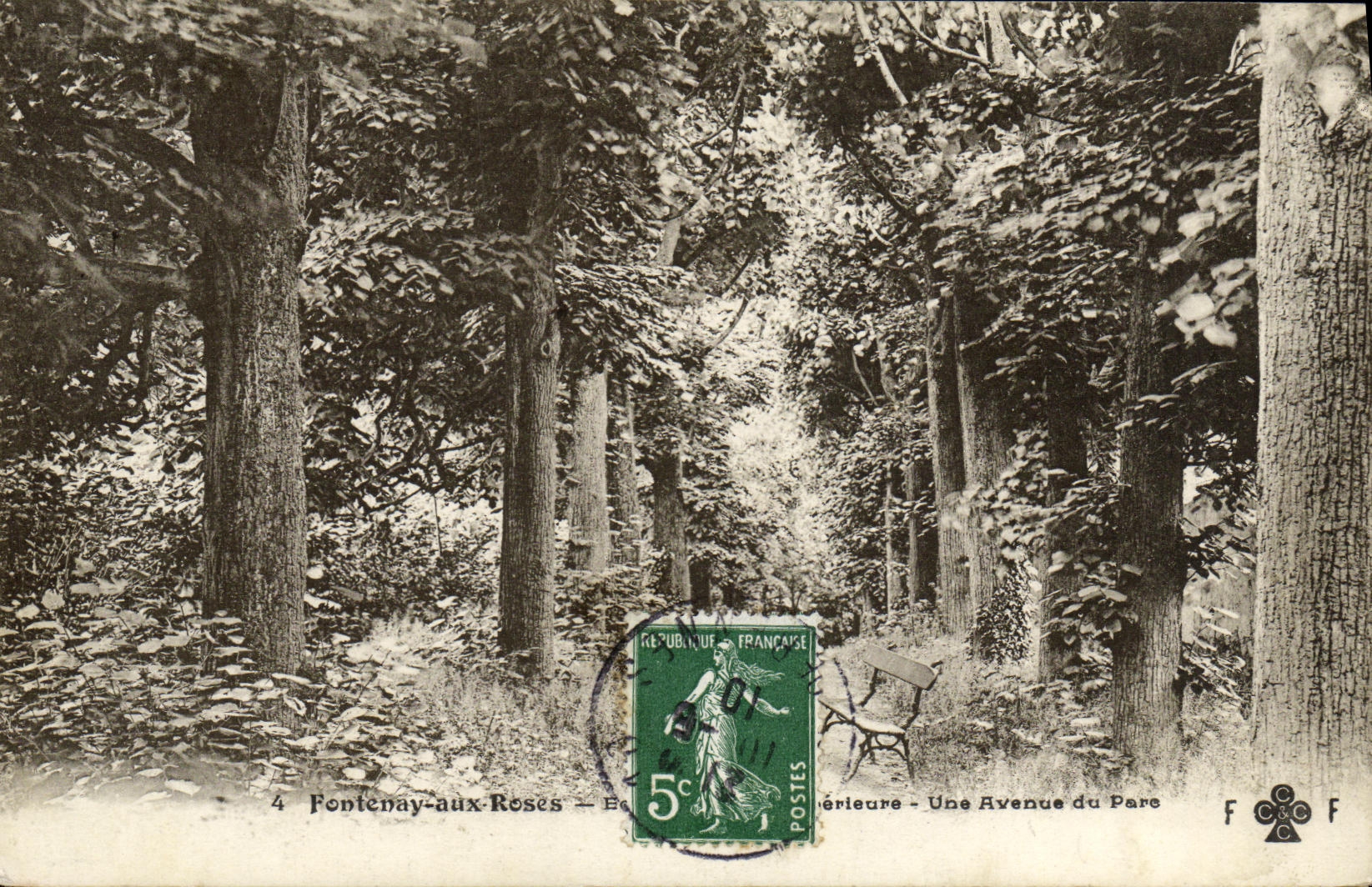 CPA Fontenay au Roses Une avenue Du Parc