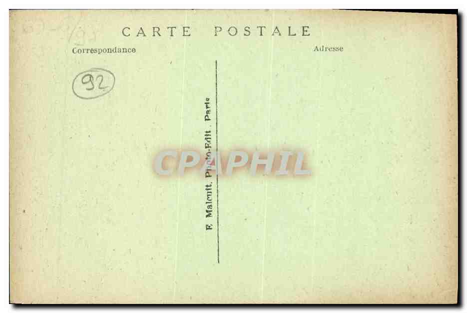 CPA Issy les Moulineaux Rue Camille Desmoulins — Verso
