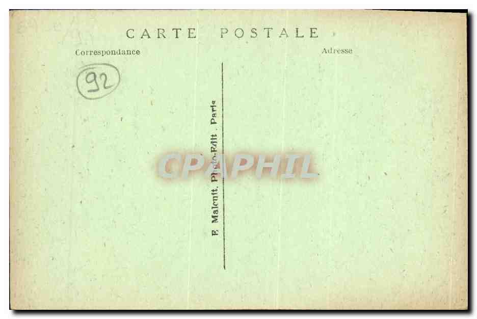 CPA Issy les Moulineaux Rue Camille Desmoulins — Rückseite