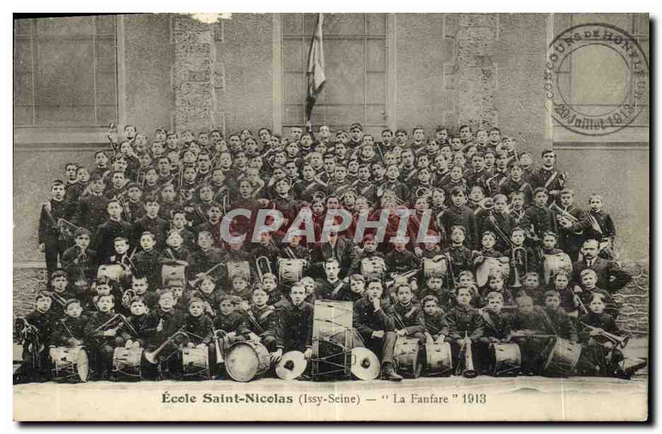 Escuela Saint-Nicolas (Issy-Seine) — "La Fanfare" 1913 — Congreso de Honfleur
