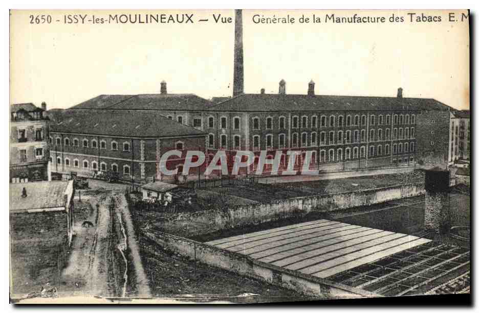 CPA Issy les Moulineaux Vue Generale de la Manufacture des Tabacs