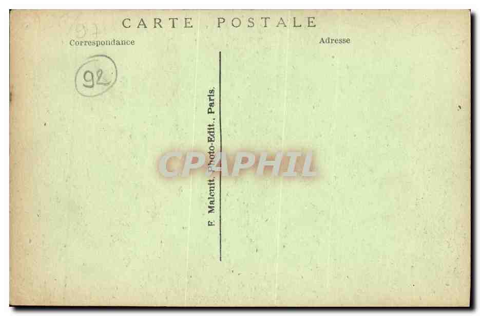 CPA Issy les Moulineaux Vue Generale de la Manufacture des Tabacs — Rückseite