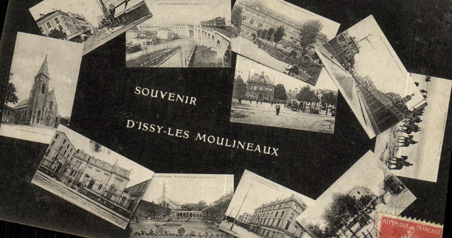 CPA Souvenir d Issy les Moulineaux