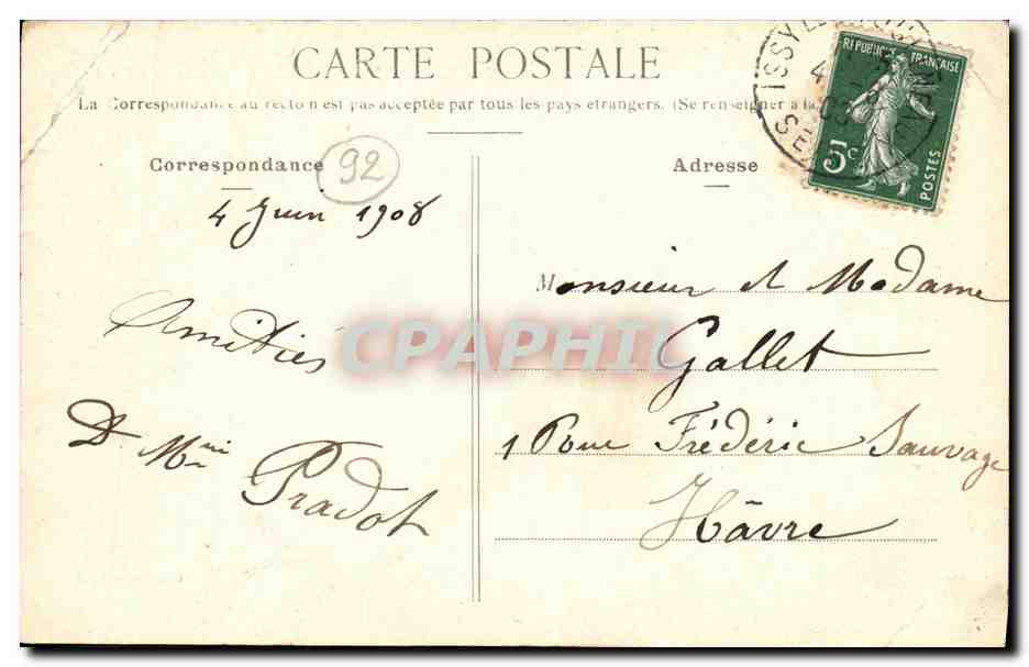 CPA Issy Ruines de l ancien Chateau detruit en 1870 Militaria — Rückseite