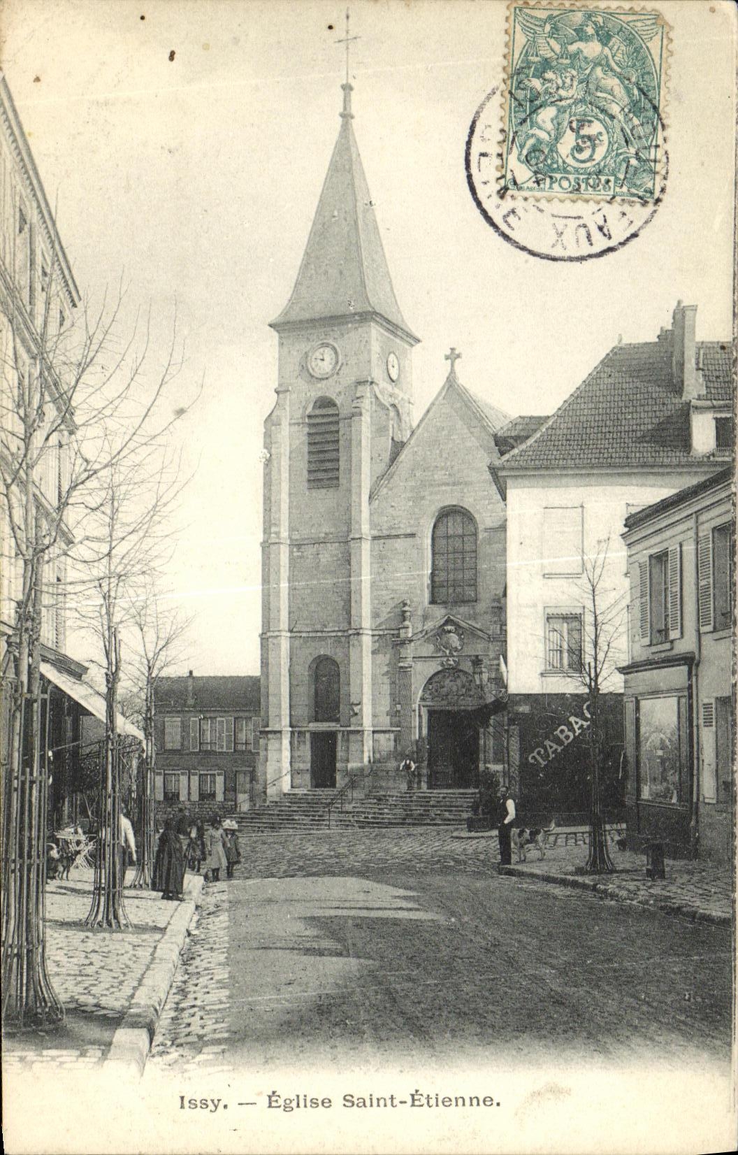 CPA Issy Eglise Saint Etienne