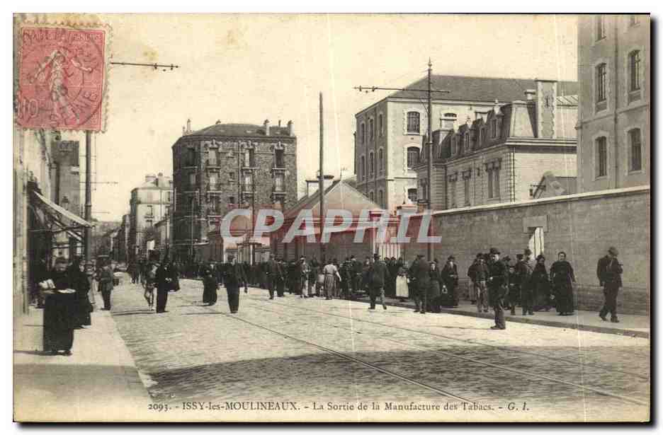 ISSY-les-MOULINEAUX — Salida de la fábrica de tabacos — G. I.