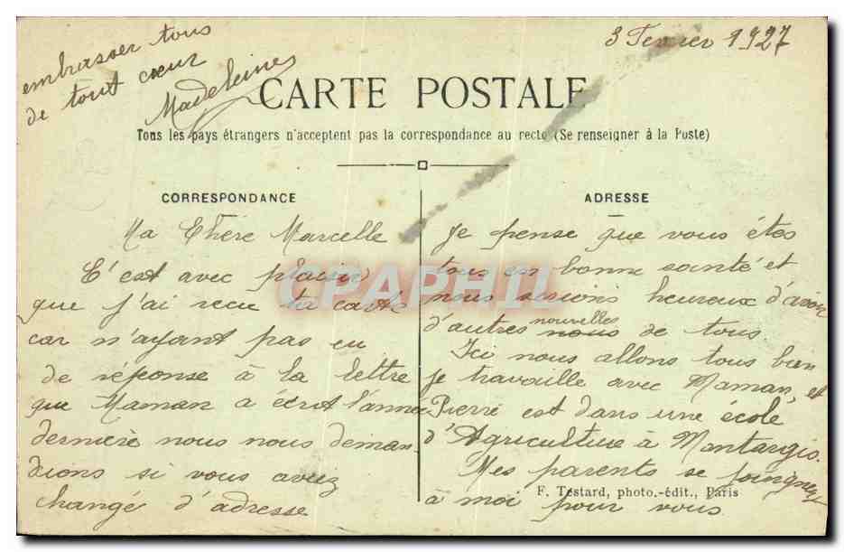 CPA La Garenne Colombes Le Square Kiosque — Rückseite