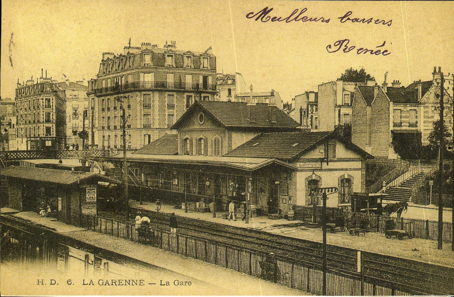 REPRO Recto verso La Garenne La Gare Le kiosque a musique