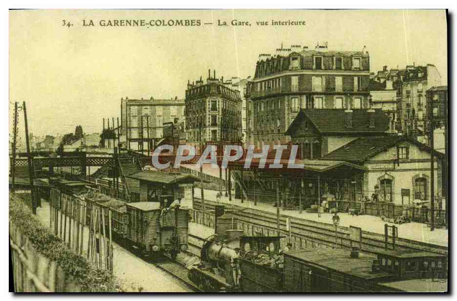REPRO La Garenne Colombes La Gare vue interieure