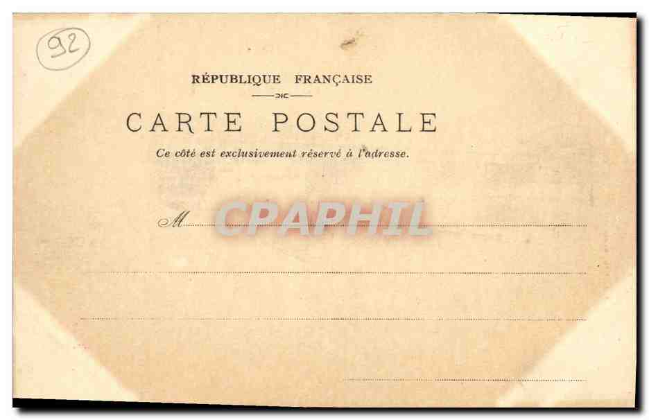 CPA Asnieres La pont du chemin de fer Bateau Train — Rückseite