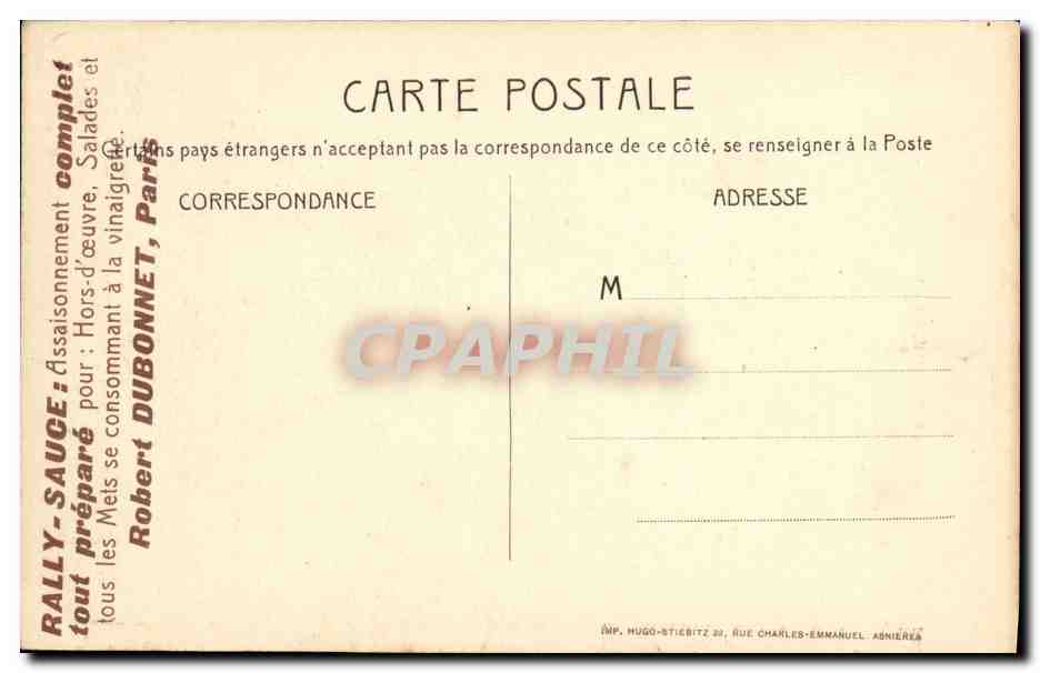 CPA Asnieres L Eglise Ste Genevieve Enfants — Rückseite